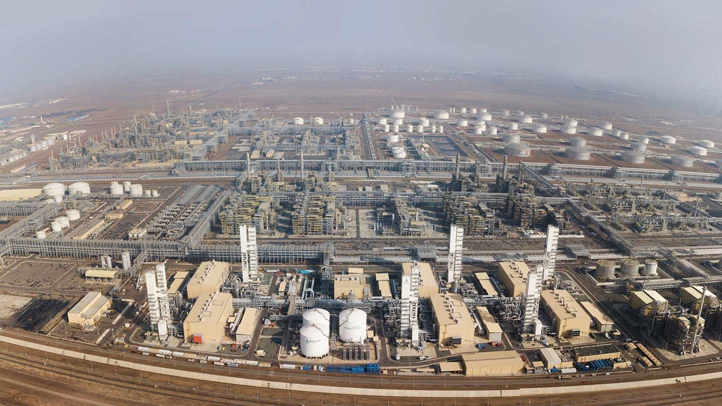 Jazan industrial gas complex in Saudi Arabia